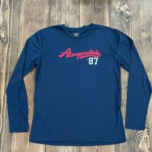 Men’s Blue Aeropostale Long Sleeve Shirt